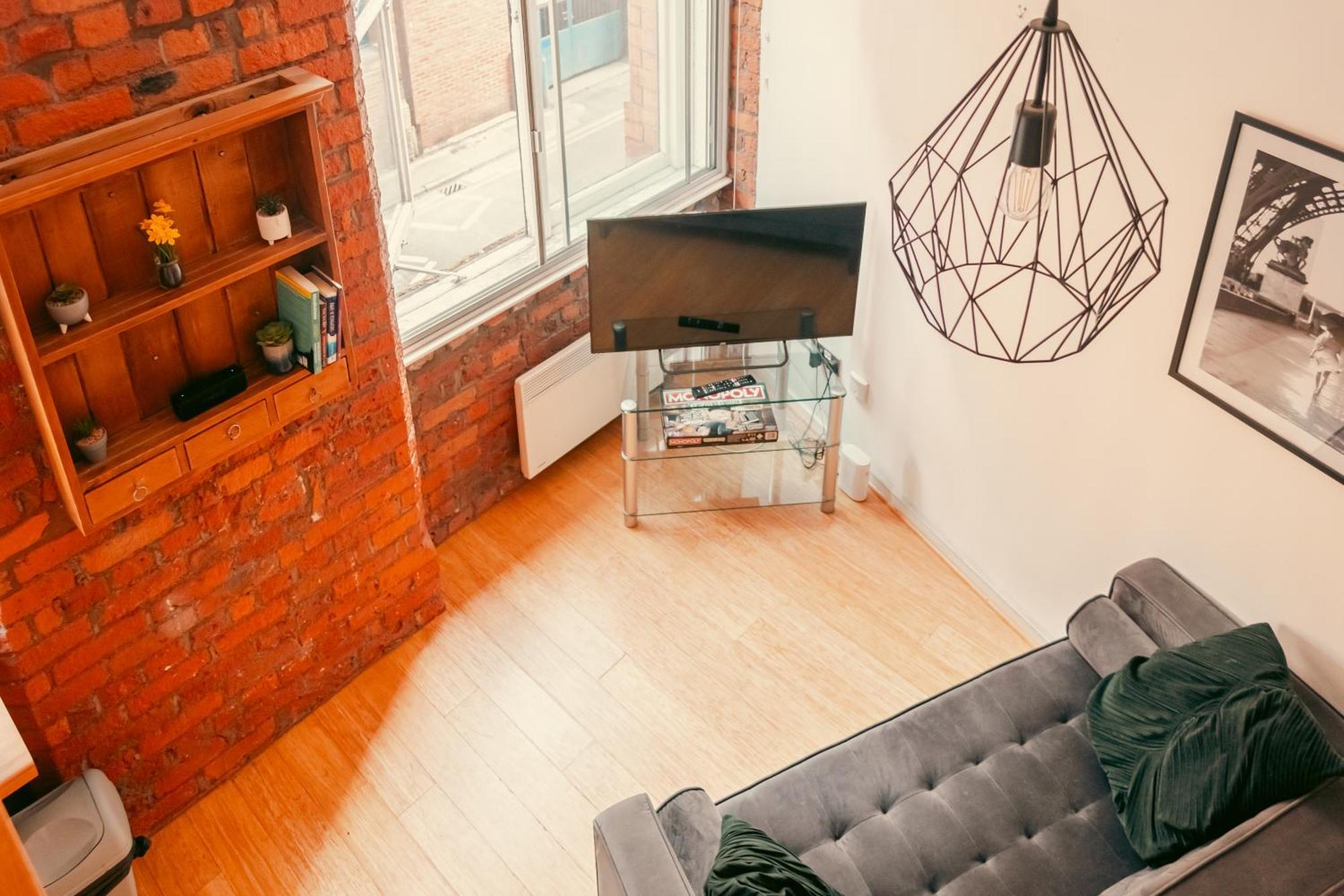 Chic Georgian Flat In Central Манчестер Экстерьер фото